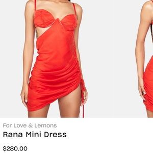 For Love & Lemons
Rana Mini Dress